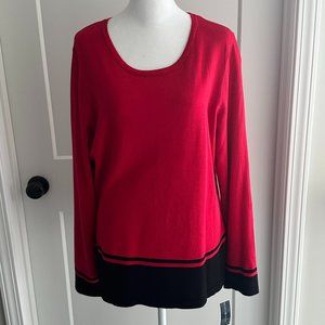 Karen Scott Women’s Color Block Sweater